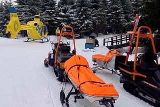 Běžkař v Jizerských horách zkolaboval ve frontě na občerstvení - Novinky