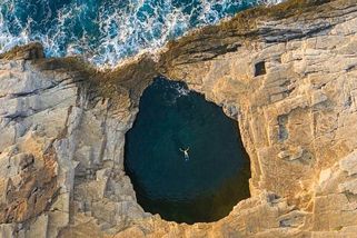 Afroditina slza: Tajemnou lagunu Giola na řeckém ostrově prý stvořil bůh nebes