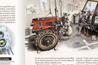 Technické pohádky inženýra Sodomky dobývají svět. Nová je o farmě, traktorech i generálce motoru - Novinky