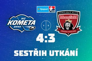 Kometa změnila režim a k výhře jí nakopl sporný moment. Emoce šly ven, přiznal autor hattricku Zohorna - Sport.cz