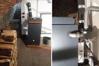 „Je to jako přesedlat z trabantu na mercedes,“ pochvaluje si Miloš výměnu zakázaného kotle. Spotřeba dřeva klesla z 35 na 7 kubíků