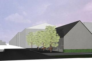 Jirkov promění nevzhledný roh náměstí. Staré garáže nahradí moderní budova