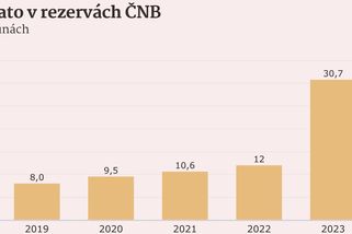 Česko dál pracuje na svém stotunovém zlatém snu. Je ve třetině - Seznam Zprávy