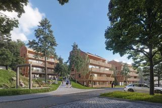 Nová výstavba Korza Lipno nabídne nadstandardní bydlení s dřevěnými terasami