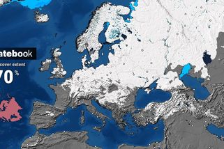Evropa se zbarvila do bílého. Sníh pokrývá přes 70 procent kontinentu - Novinky