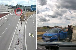 Zmatkující senior otočil před tunelem v Brně auto do protisměru, zachytila to kamera - Novinky