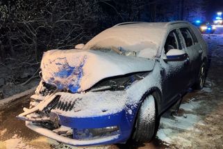 Policejní honička ve sněhové vánici u Říčan skončila střelbou - Novinky