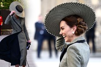 Princezně Kate během historické události málem uletěl klobouk za dvacet tisíc