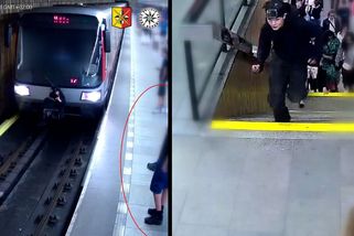 Mladík jel v pražském metru na spřáhle, policie zveřejnila záběry | Novinky.cz: Krimi