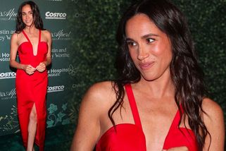 Meghan šokovala nepadnoucími šaty s hlubokým výstřihem na akci dětské nemocnice! Dle lidí je snad na lovu - Super.cz