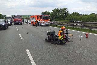 Nehoda zablokovala dálnici D1 u Brna, kolona má 13 kilometrů - Novinky