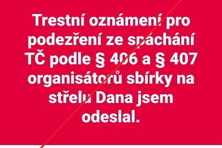 Sbírka na raketu pro Ukrajinu není podporou útočné války, jak tvrdí hnutí PRO