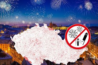Detailní mapa zákazu ohňostrojů. Kde se v Česku nesmí odpalovat pyrotechnika