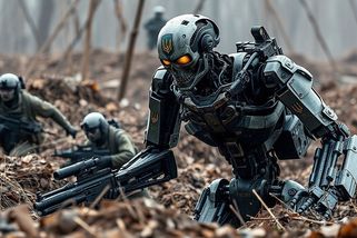 Ukrajina nasadila na frontu první bojové roboty s označením Terminator T-700 - Médium.cz