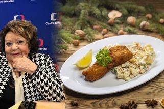 Štědrý den Jiřiny Bohdalové: Herečka připraví polévku, kapra i salát, který chce letos poprvé vylepšit jedním fíglem