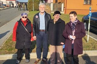 Devadesátiletá rodačka z Rakovníka si splnila přání. Setkala se s Petrem Pavlem