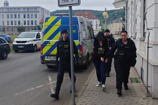 Žena v Ústí nad Labem chtěla nožem vyvraždit zákazníky obchoďáku. Tragédii zabránila policie