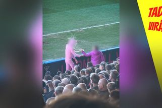 Hulvát obtěžoval slečnu na fotbale. Dostal studenou sprchu a vysmál se mu celý stadion | Tady virál