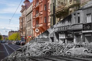 Jak Praha odolávala nacistům. Srovnejte si fotky barikád z května 1945 a dnes - Seznam Zprávy