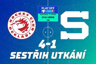 SESTŘIH: Sparta v play off poprvé prohrála, sezonu mistrům prodloužil Daňo. Na závěr hromadná bitka - Sport.cz