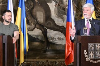 Zelenskyj na návštěvě v Česku. Vaše pomoc je znát, poděkoval - Novinky