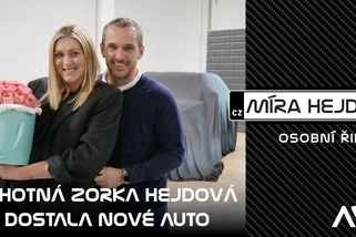Těhotná Zorka Hejdová v 9. měsíci dostala nové auto! Jak reagovala? | Osobní řidič Míra Hejda