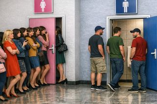 Proč vlastně ženy stojí ponižující fronty na toalety? A co s tím konečně udělat - Médium.cz