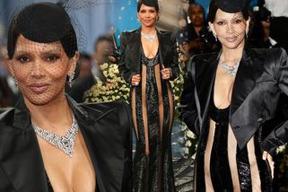 Halle Berry odhalila na Met Gala rozkrok v šatech bez kalhotek!