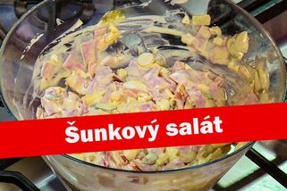 Rychlý recept, na kterém si pochutnáte: Šunkový salát s vajíčkem, okurkami a majonézou | Babicova televize