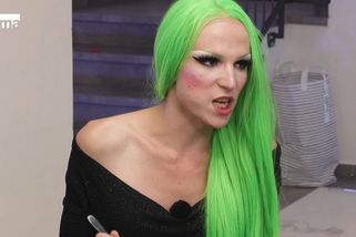 Odvážné vystoupení drag queen v Prostřeno! s bolestivým pádem | Prostřeno!