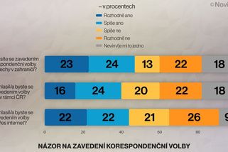 Čechům korespondenční volba nevadí - Novinky
