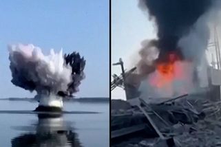 Raketa zasáhla vodní nádrž nad Kyjevem - Novinky