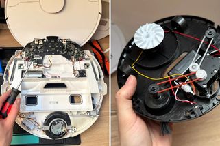 Rozebrala jsem robotický vysavač za 6 000 Kč a „fake“ za 400 Kč z Allegro: Rozdíly jsou k smíchu