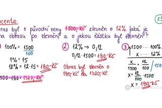 Počítání s procenty: Slovní úloha | Matika pro základku