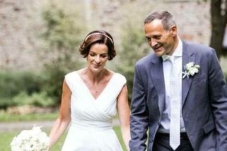 První foto z utajované svatby Pavla Zuny: Krásná novomanželka Dana byla ve svatebních šatech jako princezna