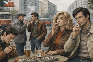 Zlatá éra kuřáků: Za socialismu jsme si mohli zapálit i v tramvaji a kouřily se Partyzánky - Médium.cz