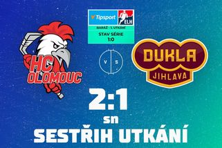 SESTŘIH: Drama na úvod baráže! Olomouc se nadřela, ale Jihlavu zdolala v nájezdech - Sport.cz