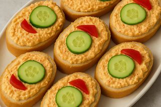 Retro pomazánky z dob socialismu: Na Štědrý večer je na chlebíčky dávali v celé ČSSR - Médium.cz