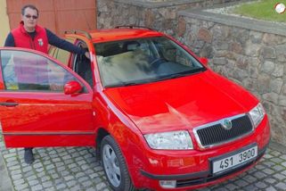 Takto vypadá Škoda Fabia, o kterou se Martin Vaculík stará jako komunista o žigulíka
