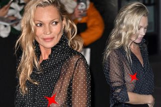Kate Moss se toho nebojí. V Paříži ukázala celá ňadra i s bradavkami. Vem si aspoň tílko, radí jí fanoušci - Super.cz