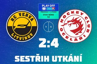 SESTŘIH: Třinec zvládl drsnou bitvu v Litvínově - Sport.cz