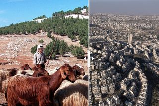 Srovnávací fotky ukazují, jak rostly na palestinské půdě ilegální osady - Seznam Zprávy