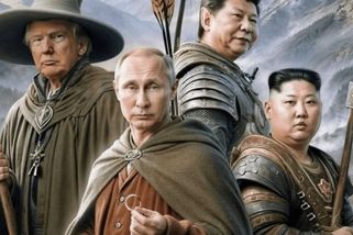 Putin jako Frodo, Kim coby Gimli? SPD pobouřilo AI obrázkem. My to nebyli, brání se hnutí