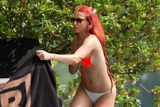 Erotické dusno v Růži pro nevěstu! Sandra sundala plavky a do bazénu skočila nahoře bez