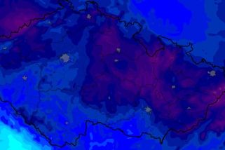 RADAR: Česko čeká arktická noc, teploty mohou padnout až k −20 °C. Kde bude nejmrazivěji?