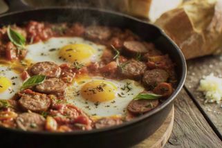 Češi si guláš zjednodušují. Tenhle z jedné pánve je pikantní, rychlý a vysoce návykový