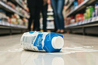 „Otočila jsem se a viděla rozlité mléko. Pak přišla prodavačka a já ztuhla,“ vypráví Jana nepříjemný zážitek