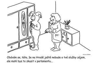 Šašek na Hrad - Médium.cz