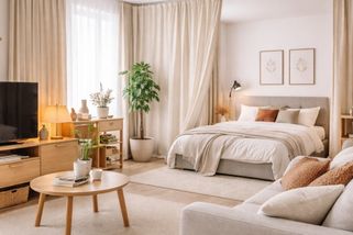 Byt s postelí v obýváku: Nový normál mladé generace