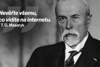 Nevěřte všemu, co najdete na internetu, říkal už Masaryk. Falešné citáty jsou stále populární - Novinky